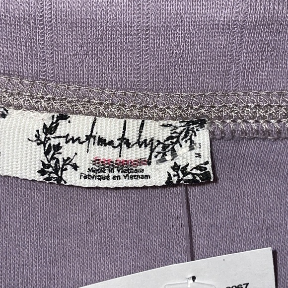 •FREE PEOPLE•NWT LILAC FREE PEOPLE COFEE CHAT KNIT LONG SLEEVE TOP SIZE MEDIUM - Picture 5 of 11